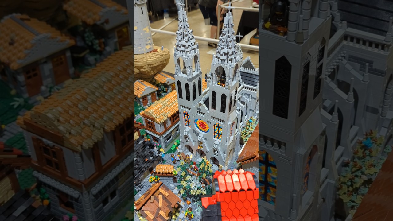 Huge LEGO Castle and Forest Layout by Denlug #lego