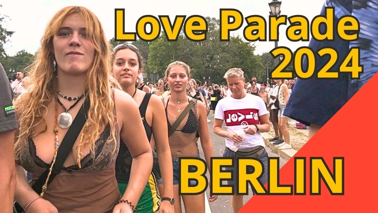 NICE GIRL ON THE RAVE THE PLANET (LOVE PARADE ) IN BERLIN GERMANY 🇩🇪 Part 1