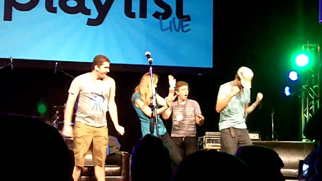 TheWillofDC, ALL CAPS, & Tyler Oakley dancing at Playlist Live