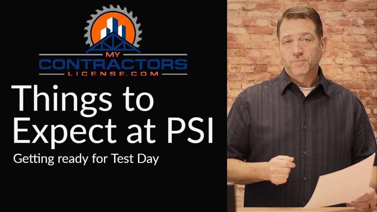 Экзамены для подрядчиков PSI — чего ожидать на экзаменах PSI.