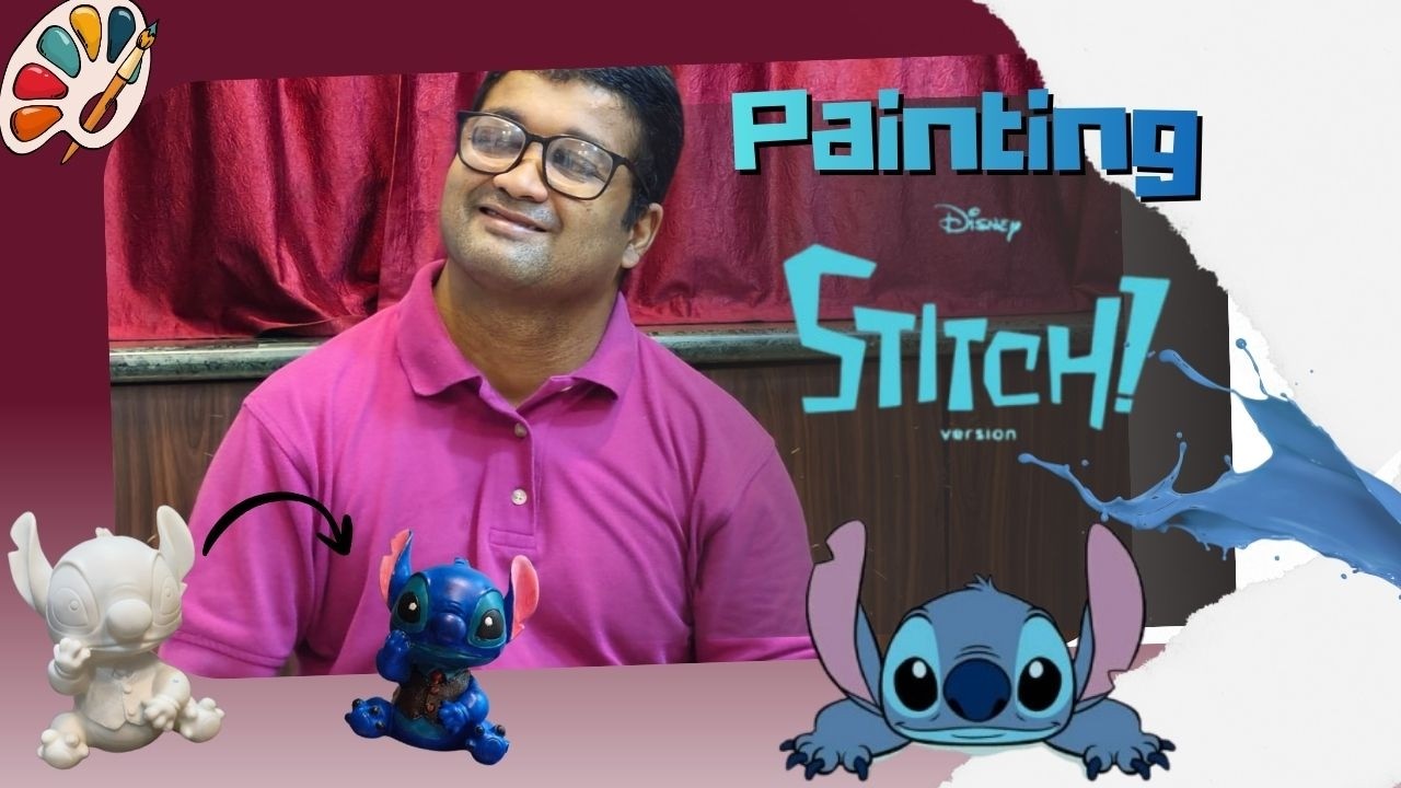 Disney Stitch Toy Painting by Senju 🎨 | Ability Beyond Disability