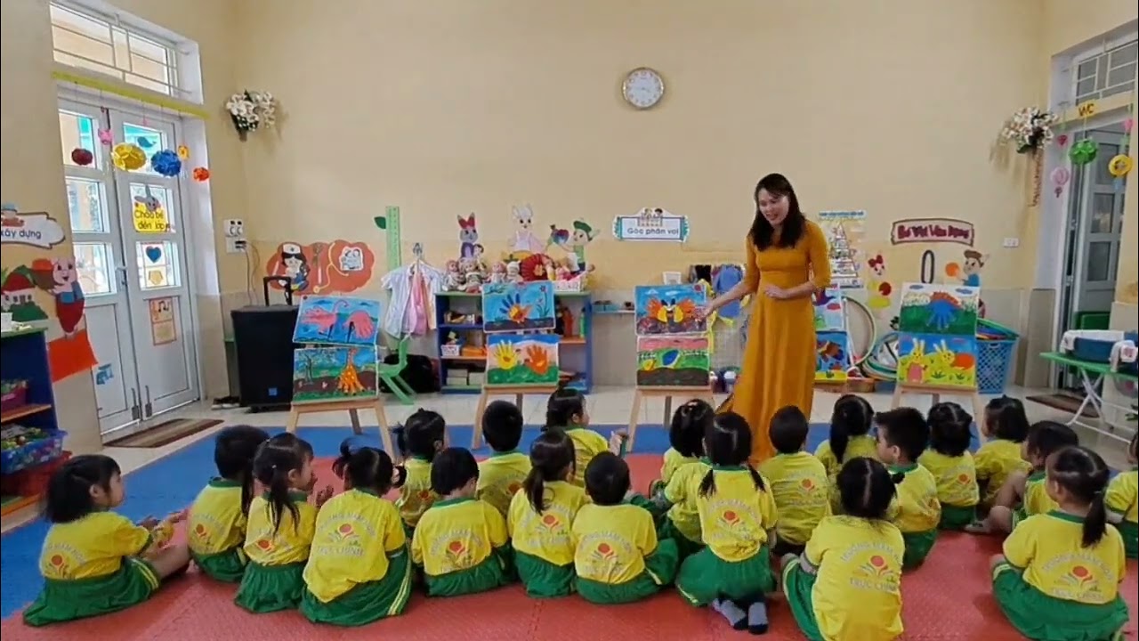 Tạo hình con vật từ bàn tay- Mẫu giáo nhỡ