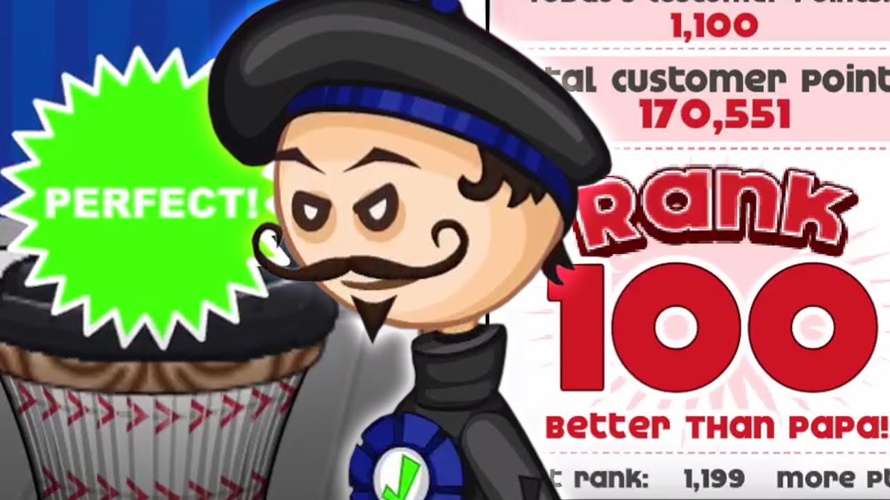 papa's cupcakeria | rank 100... except i actually edited the video
