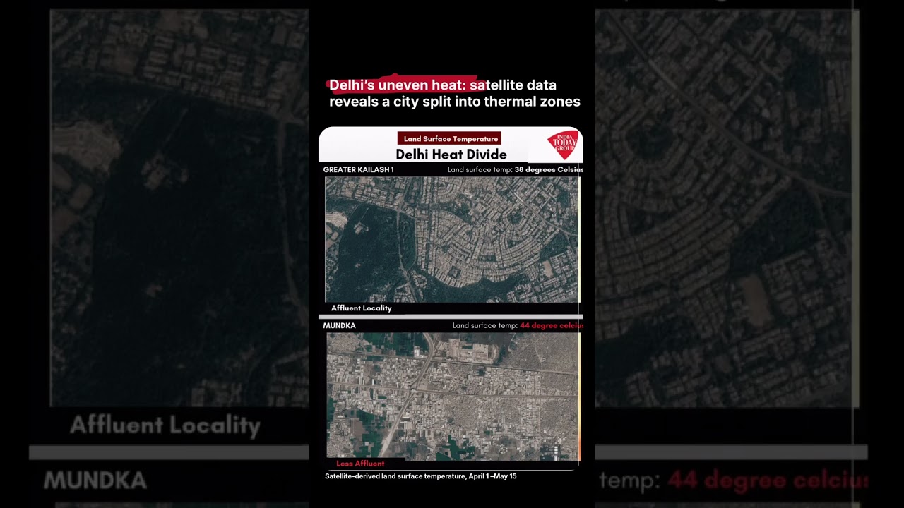 Delhi&rsquo;s Extreme Heat Pockets Exposed: 6-7&deg;C Difference in Few Km | India Today