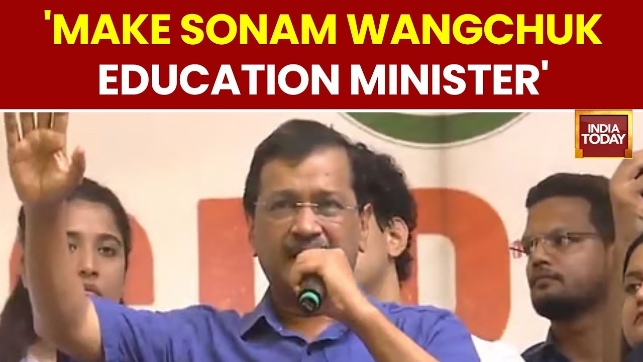 Kejriwal Meets Wangchuk on Day 19 of Hunger Strike, Slams Central Govt | Sonam Wangchuk | News