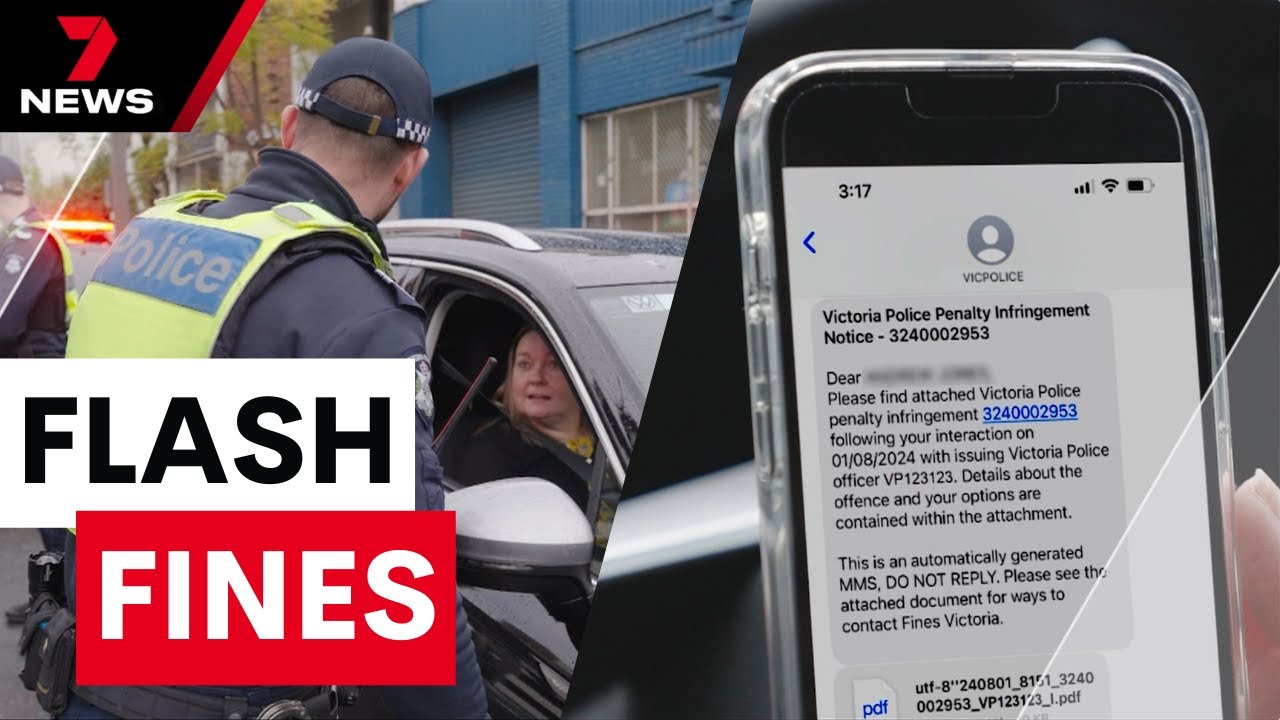 Rapid-fire fines - How Victoria Police can now ping you on the spot | 7NEWS