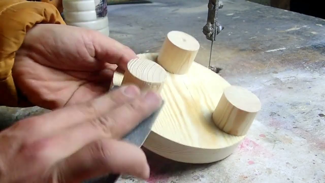 sous tasse en bois 
