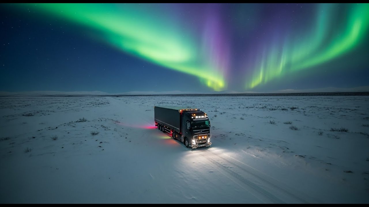 Ciężarówką po Szwecji zimą.🤠😎By truck across Sweden in winter. 🤠😎@F-Frytek #vlog #trucking #winter