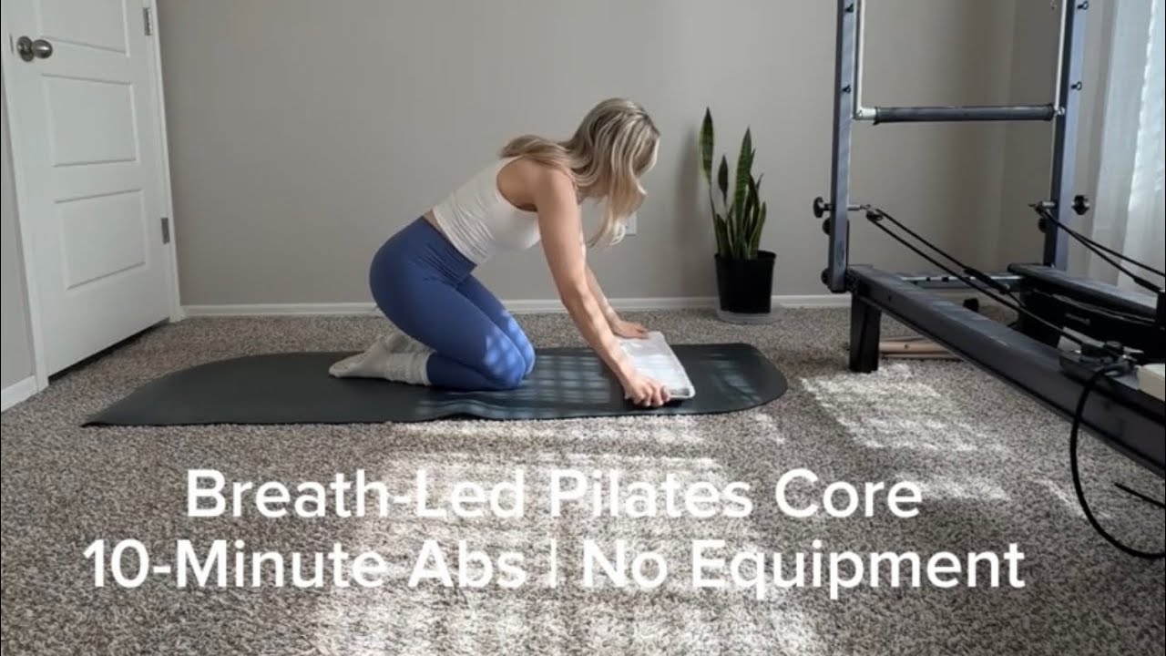 10-Minute Breath-Led Abs | Pilates Mat Core Workout (No Equipment) | Beginner–Intermediate