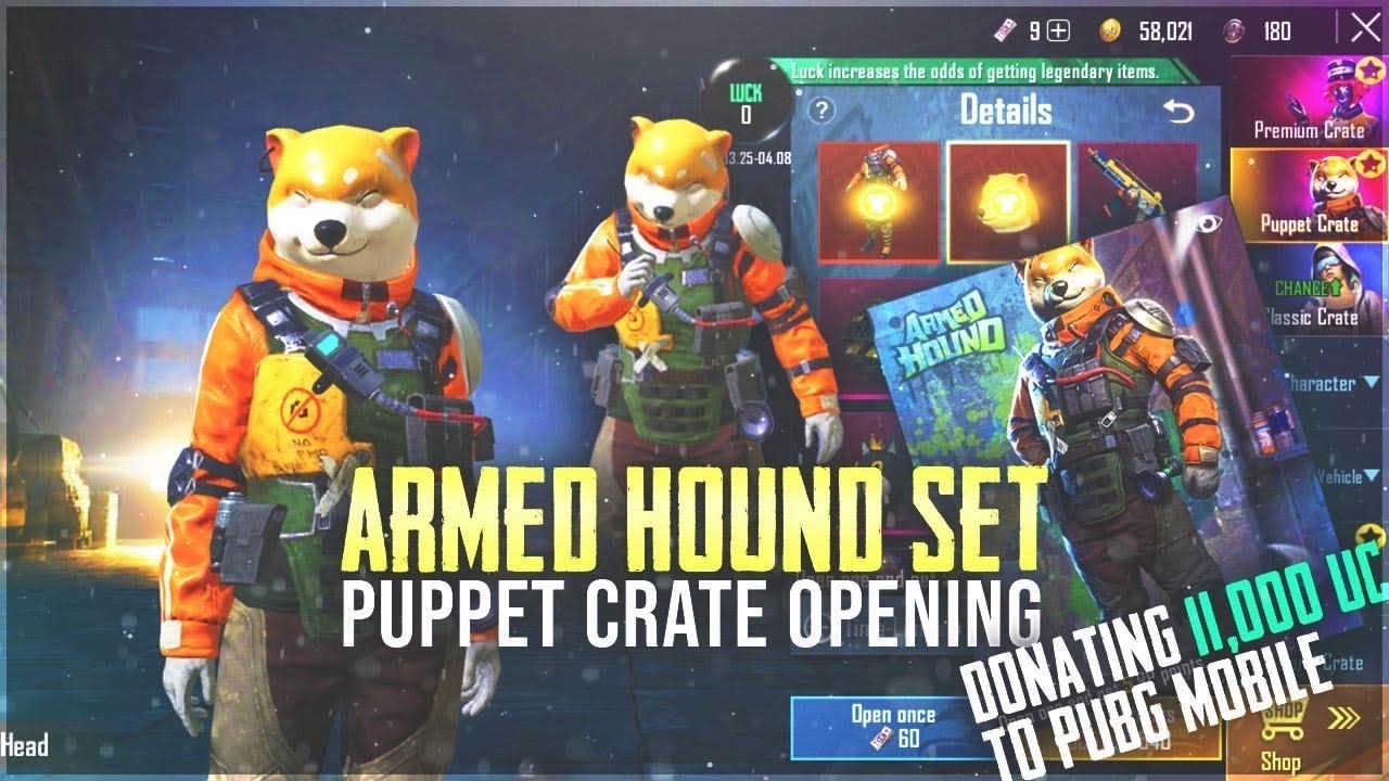 Crate Opening For New Puppet Crate Spending 11000 UC Armed Hound Set,G36C,Perilous Flight Finish !!