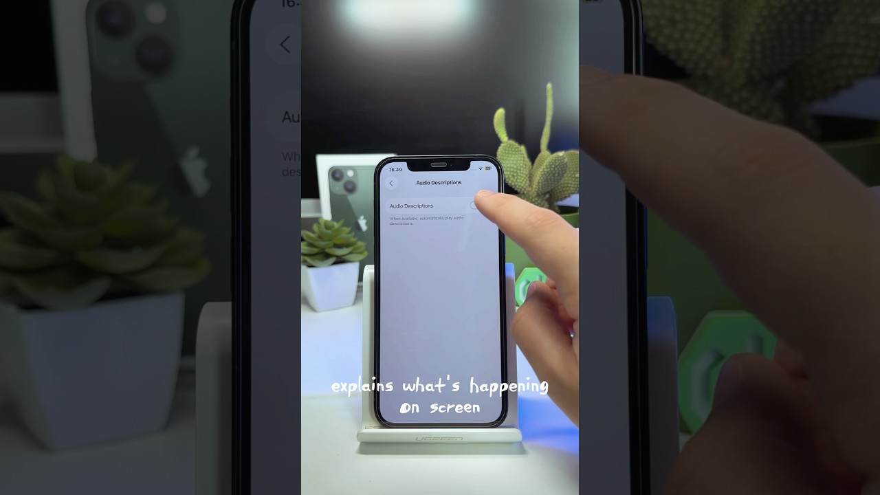 Audio Description on iPhone🙊 