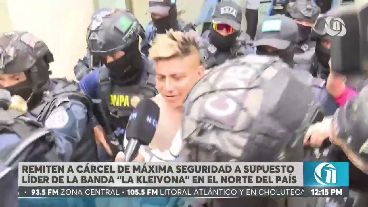 Remiten a cárcel de máxima seguridad a supuesto líder de la banda “La Kleivona” n el norte del país.