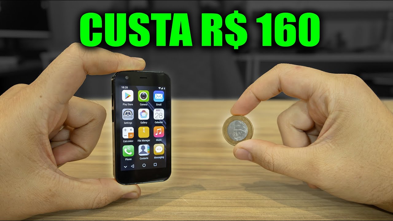 ESSE É O MINI IPHONE CHINÊS DO ALIEXPRESS, FUNCIONA MESMO!