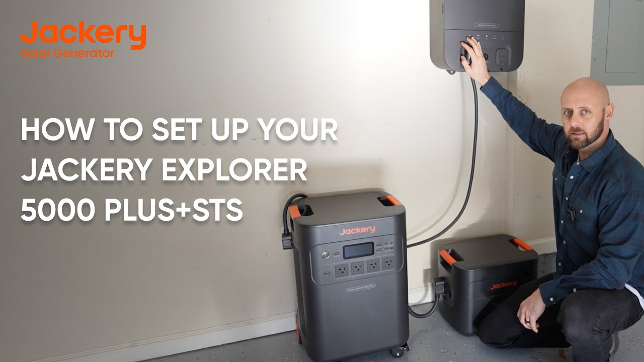 How to Set Up Your Jackery Explorer 5000 Plus+STS | Jackery Solar Generator 5000 Plus