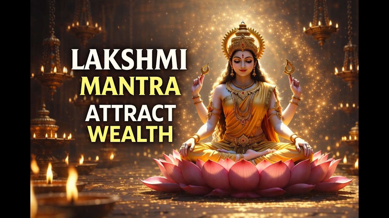 Lakshmi Mantra for Wealth | Om Shreem Mahalakshmyai Namah | Prosperity Meditation