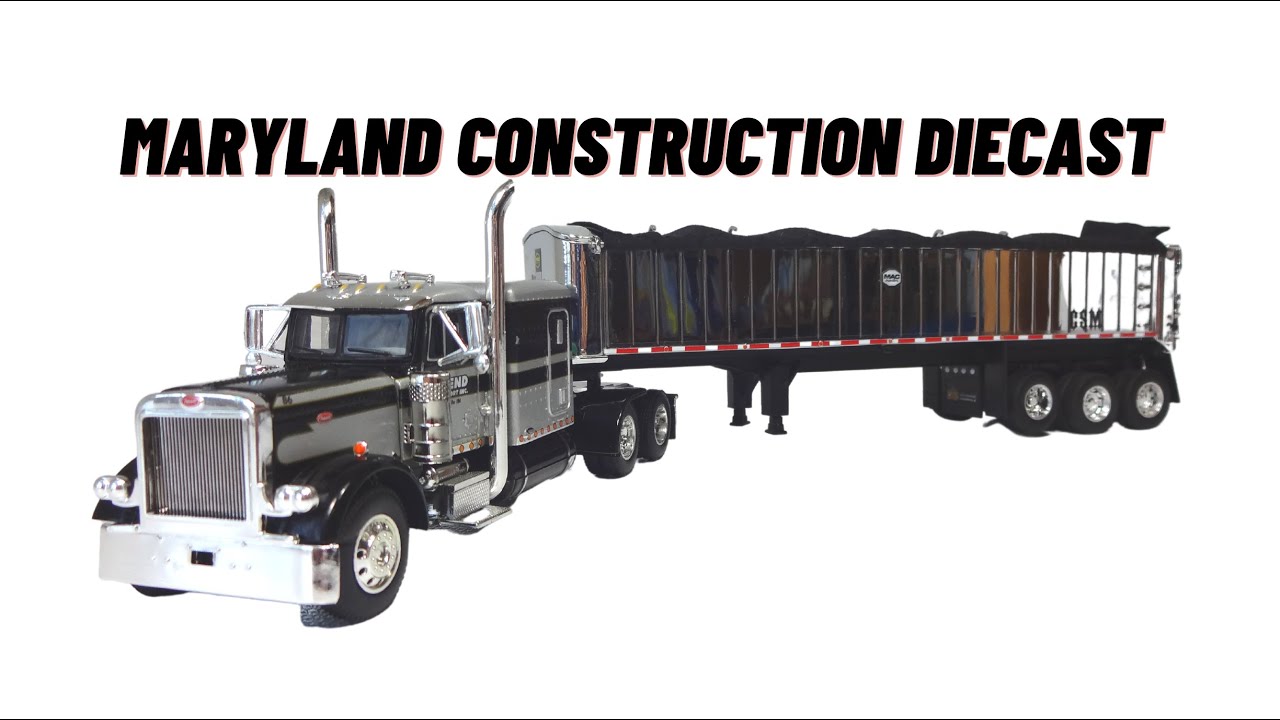 1:64 Peterbilt 379 & MAC Coal Dump Trailer 2013 Toy Truck'N Construction Show