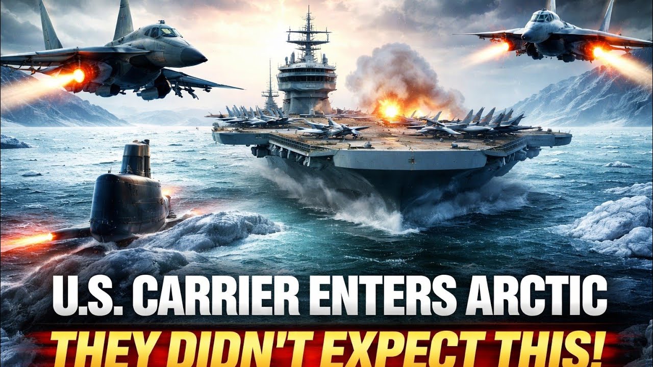 U.S. Carrier Enters Arctic — Russian Jets Didn’t Expect THIS