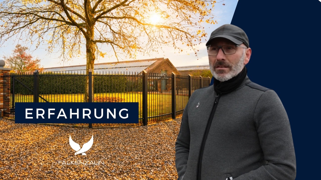 Von Anfang bis Umsetzung eine richtig starke Zusammenarbeit - Erfahrung Falken Zaun