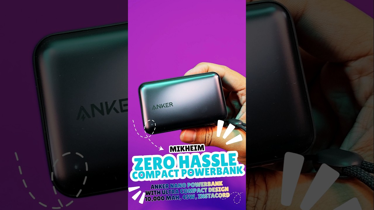 The Ultimate Compact Zero-Mess Power Bank (Anker Nano 45W) #Anker #fyp #powerbank #foryoupage