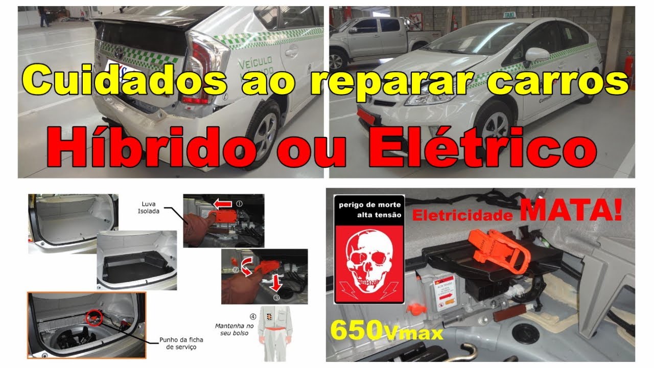 1418 Cuidados ao reparar carros Híbrido ou Elétrico