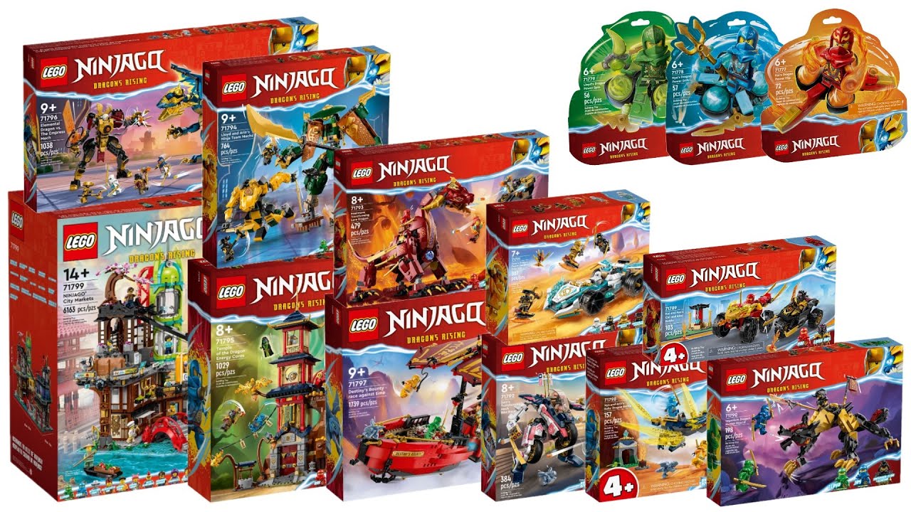 All LEGO Ninjago Dragons Rising sets 2023 Compilation/Collection Speed Build