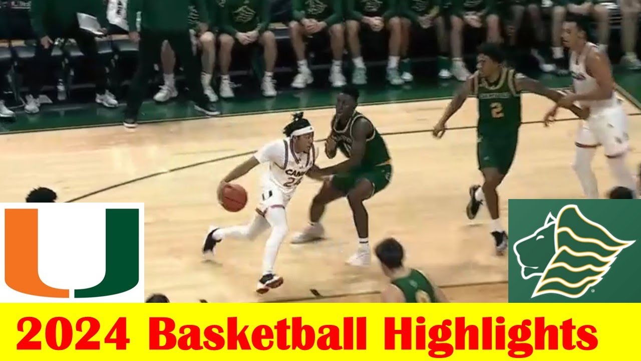 St. Leo vs Miami Basketball Game Highlights 10 30 2024
