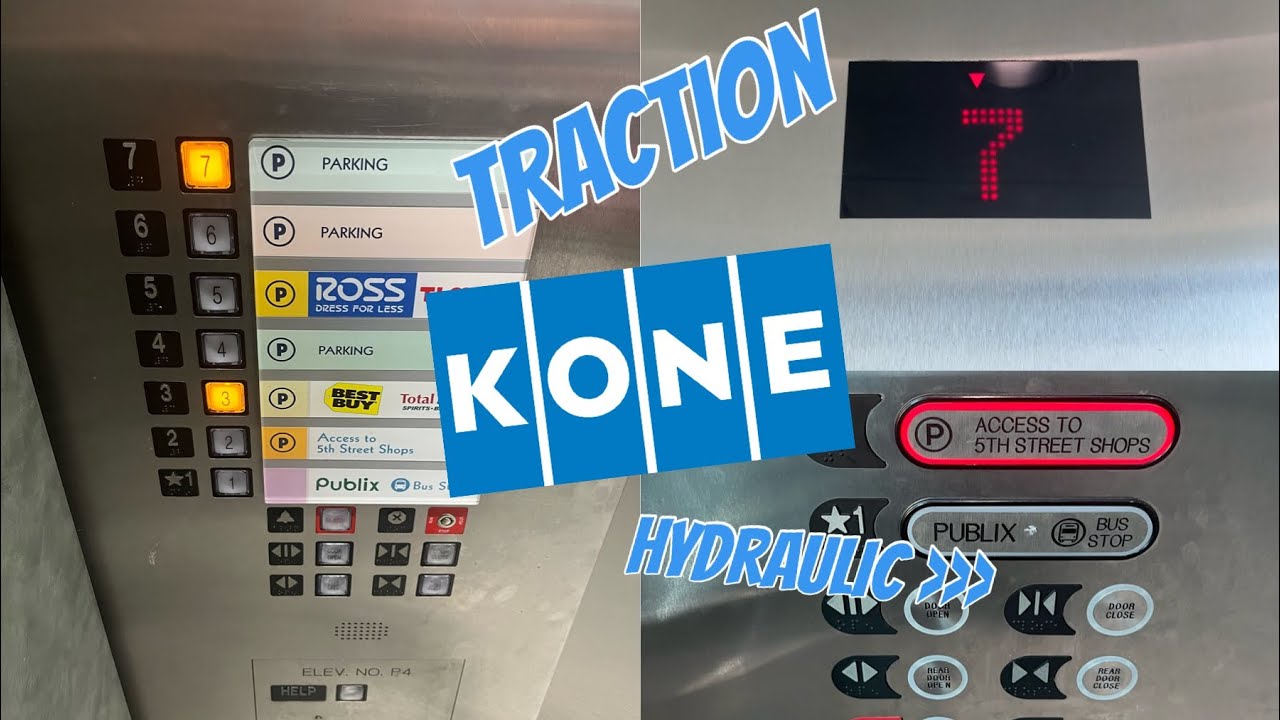 INTERESTING MIP: Kone Traction & Hydraulic Scenic Elevators @ Fifth & Alton Shops | Miami Beach, FL