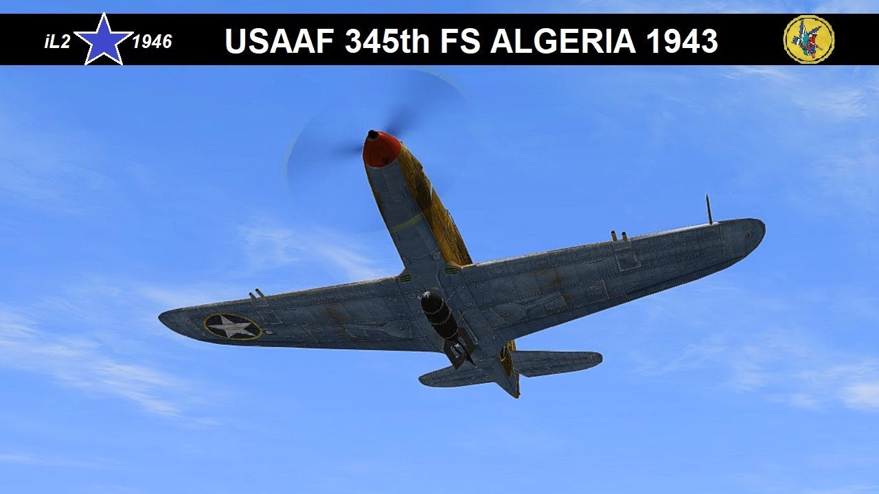 345-я истребительная эскадрилья ВВС США, Алжир, 1943 г. 
