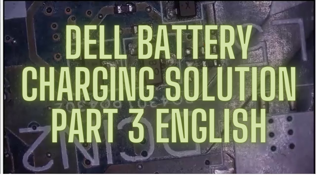 Dell Vegas Bat Charging Problem | Laptop battery not charging Eng Part 3| Chiplevel repairing course
