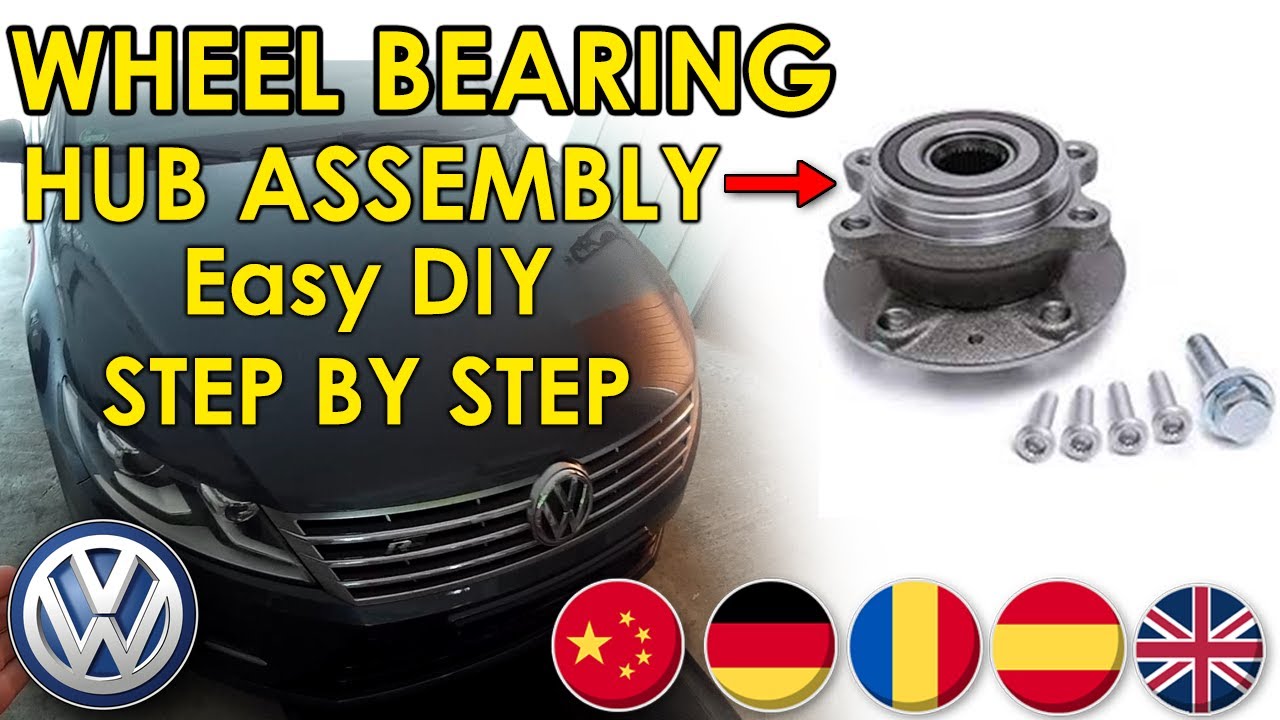 DIY VW Passat CC  Wheel Bearing Hub Assembly Audi Skoda Seat VAG