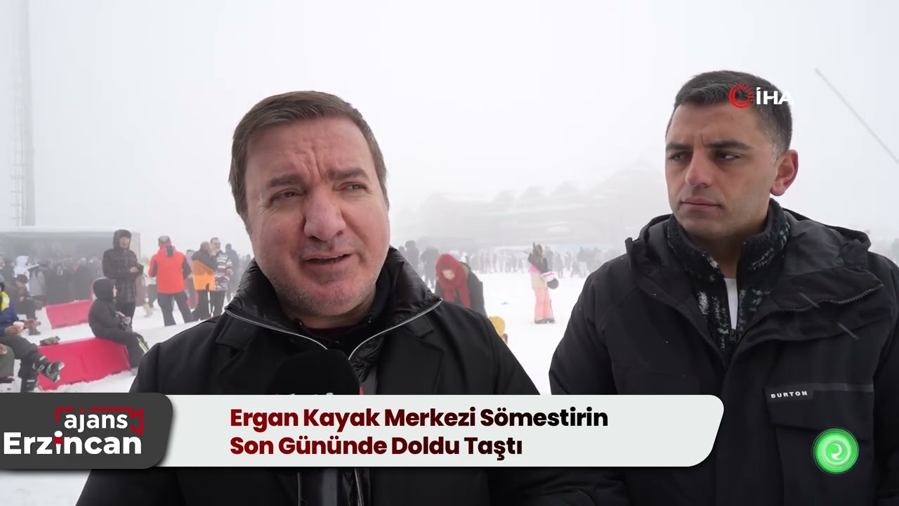 Ergan Kayak Merkezi Sömestirin Son Gününde Doldu Taştı