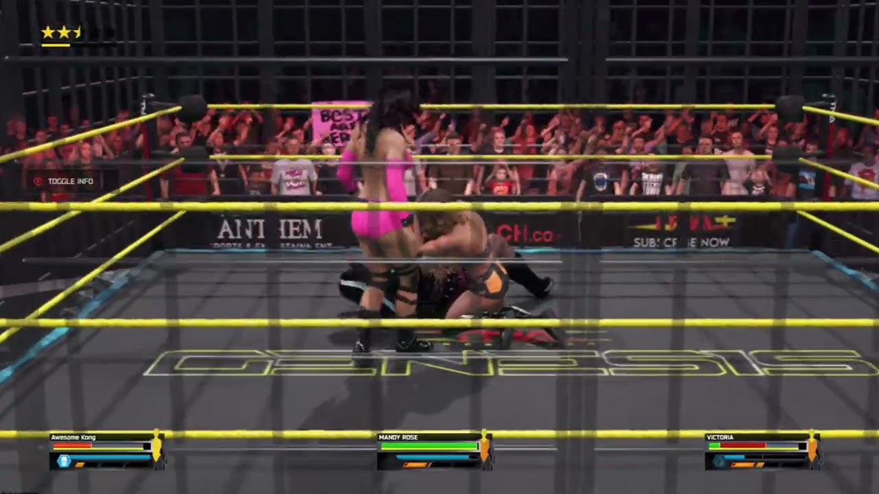 Awesome Kong vs Tara vs Mandy Rose | TNA Knockouts Title Steel Cage | TNA GENESIS 2026