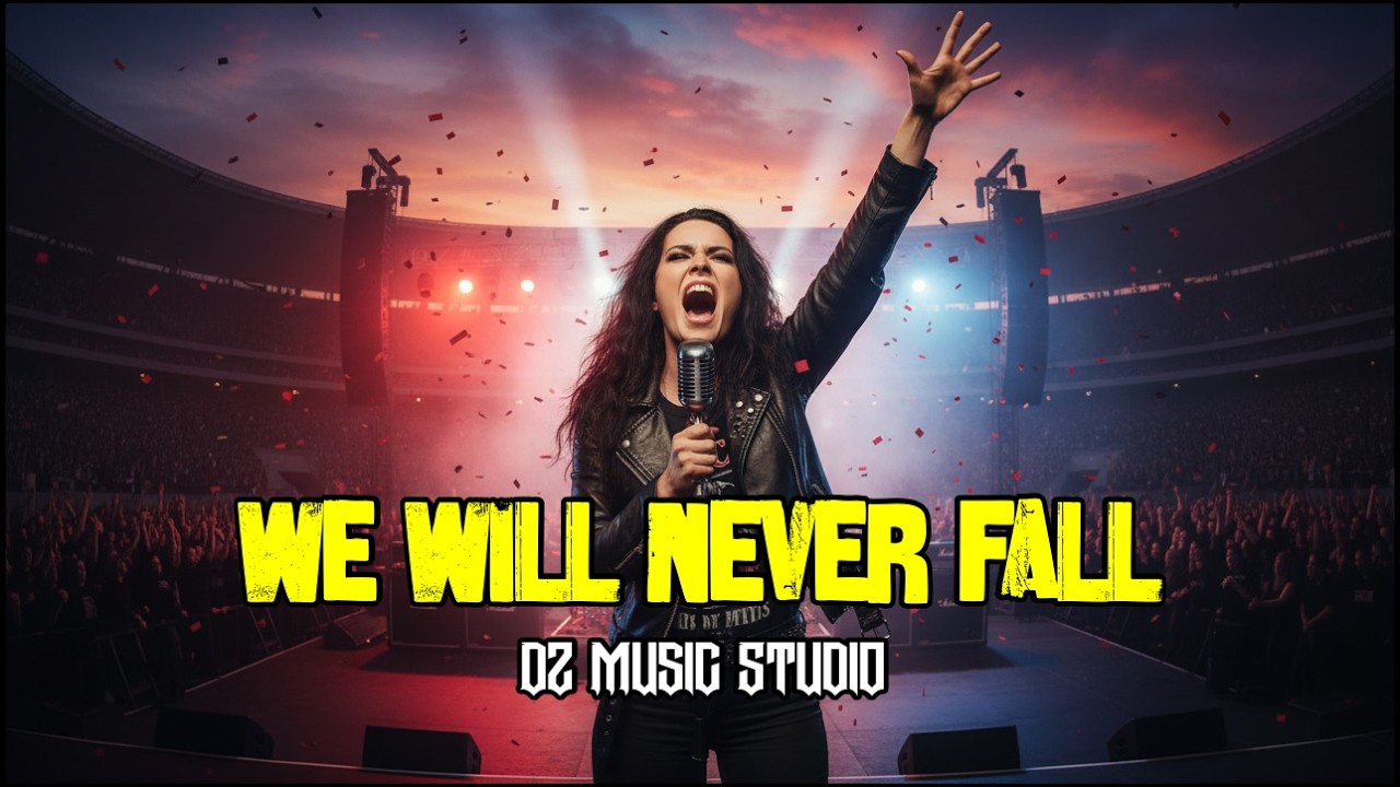 Rock Songs | We Will Never Fall | Epic Female Rock Stadium Anthem