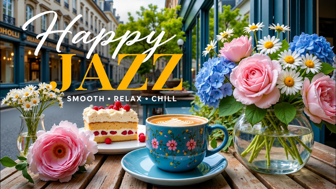 Happy May Jazz Music ☕ Relaxing Morning Summer Jazz with Soft Bossa Nova for Uplifting the day