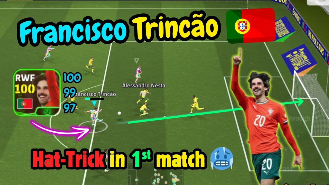 Incredible Shooting 🥶🔥 | Francisco Trincao POTW Booster Card 😲🤩 | eFootball Mobile 2025 Review 🎮