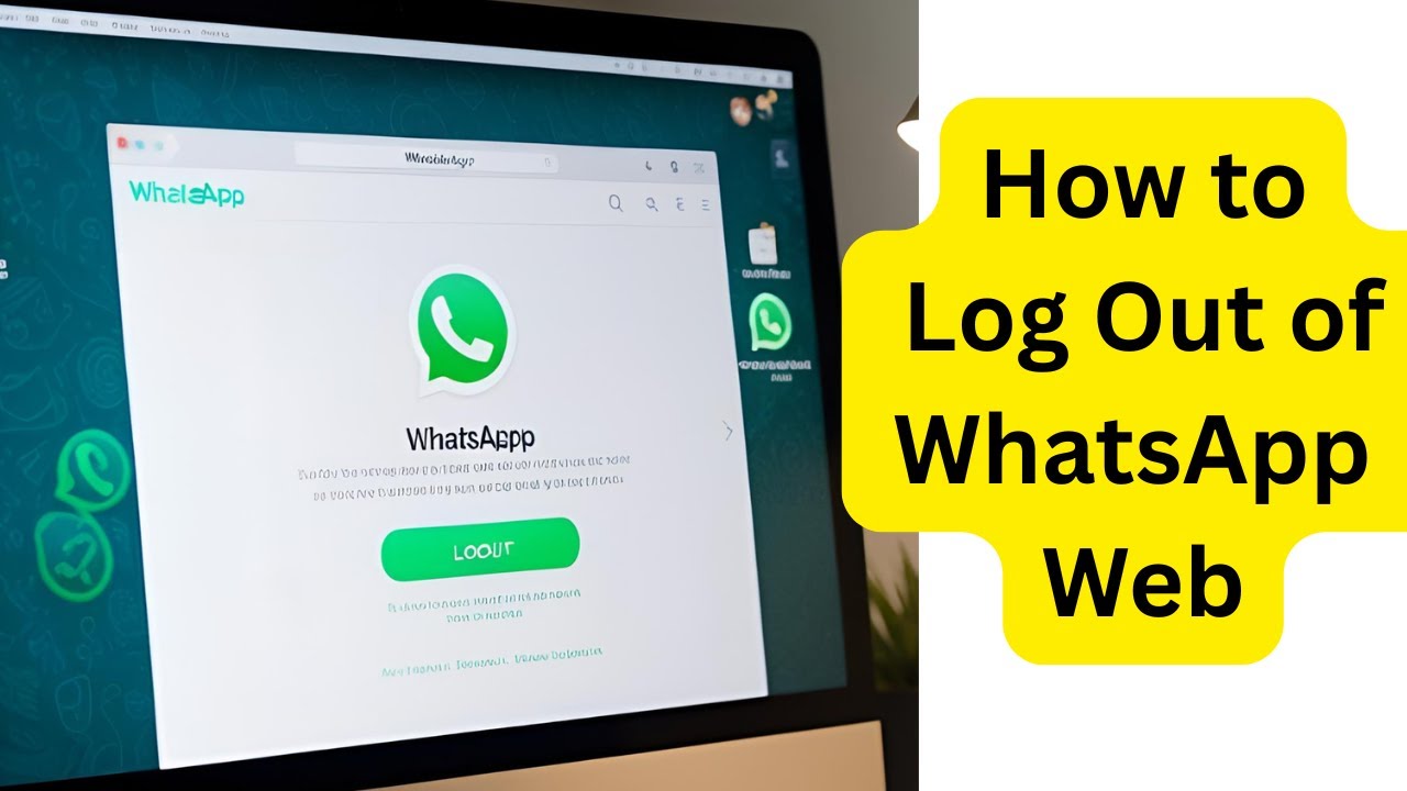 How to LOGOUT of WhatsApp Web in your Laptop