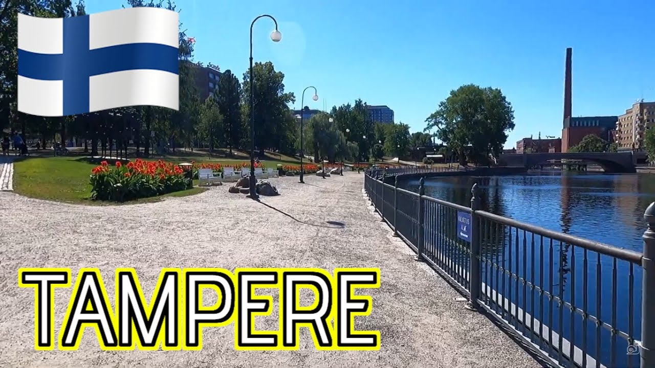 Virtual walking tour - Tampere city center, Finland