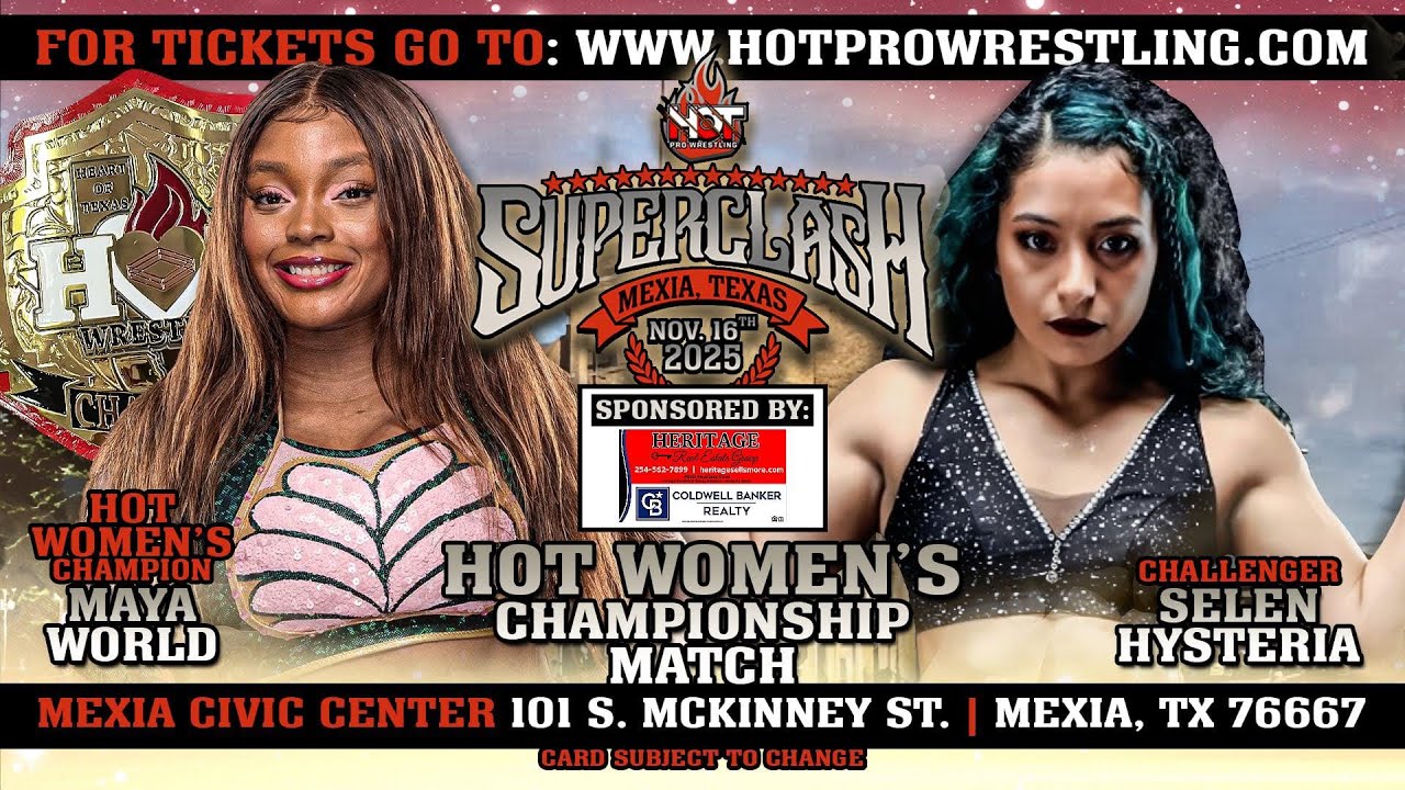 Selen Hysteria vs Maya World HOT WOMEN'S CHAMPIONSHIP