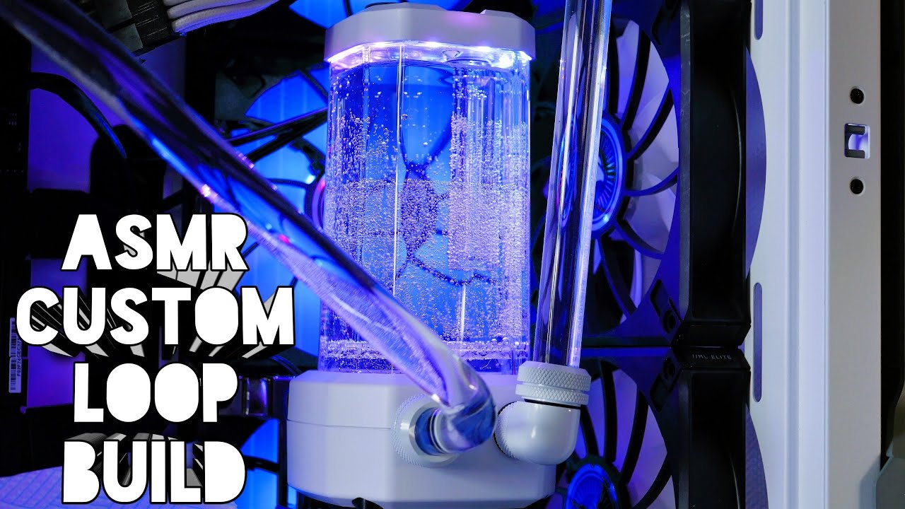 ASMR install of Corsair HydroX XH305i Pro white in the Corsair 5000T RGB case