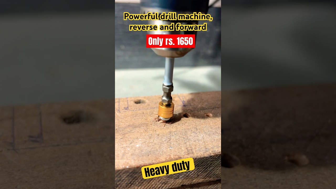 Powerful drill machine heavy duty, reverse and forward, switch￼