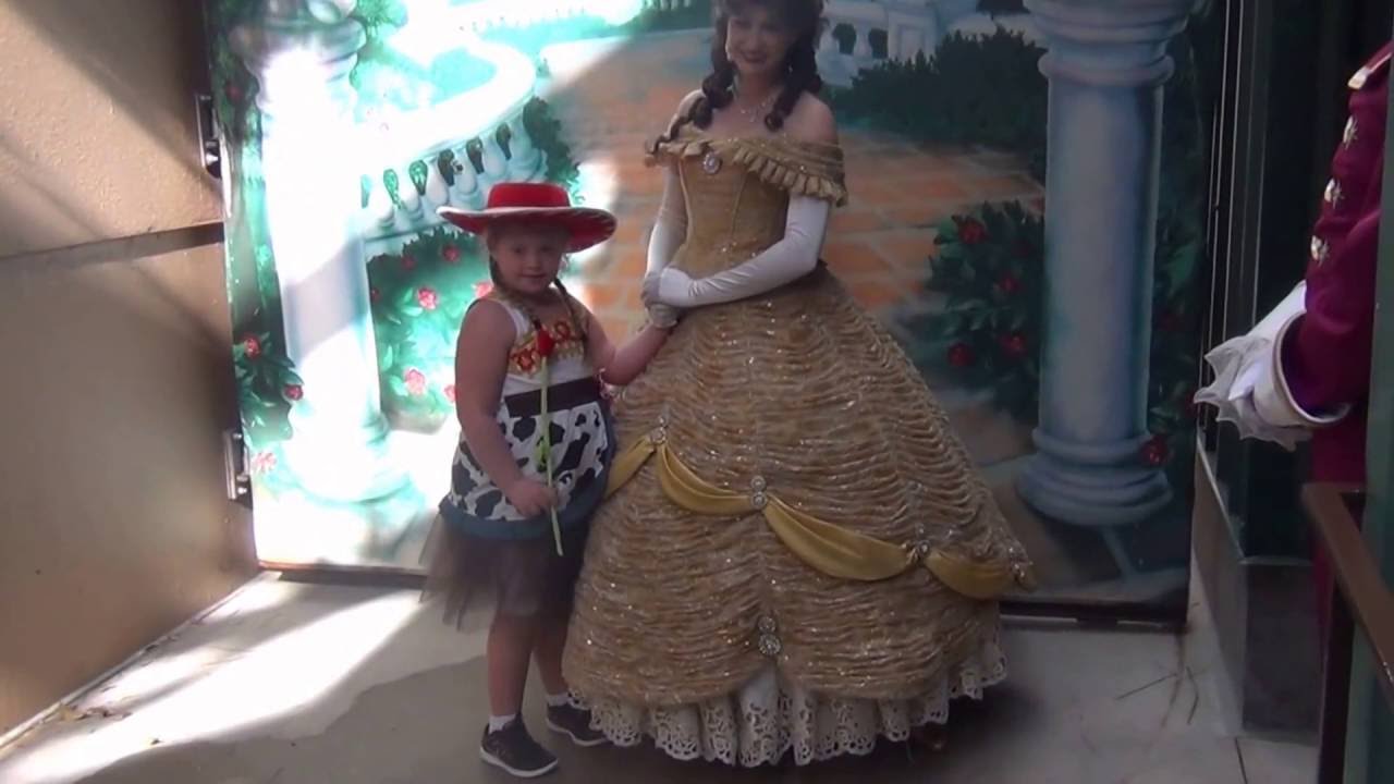 Meeting the cast from Beauty and the Beast