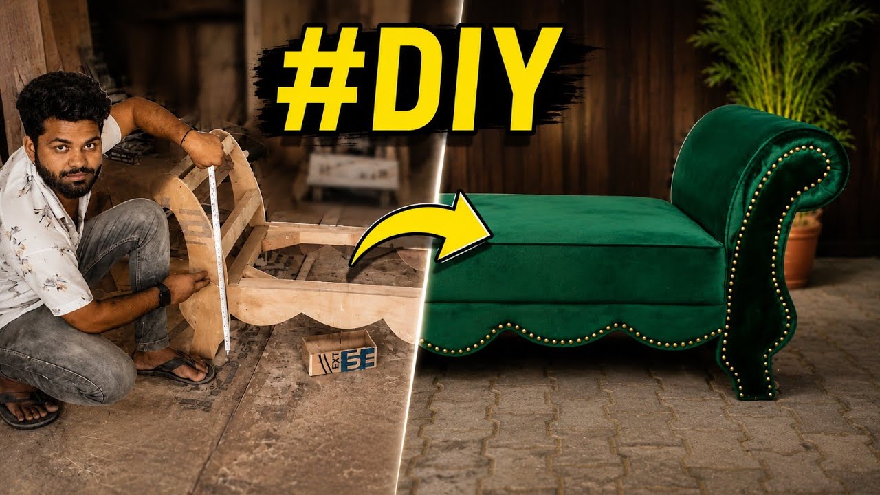 how to make louncher sofa frame |2 seater sofa making | How To make Dewan sofa set | launcher sofa