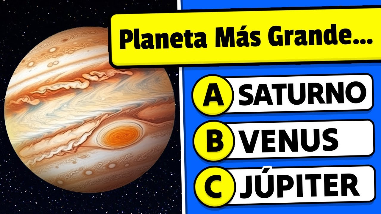 ¿Cuánto Sabes del SISTEMA SOLAR? 🚀🧠🧐 | Trivia Astronomía | Preguntas del Sistema Solar ✅