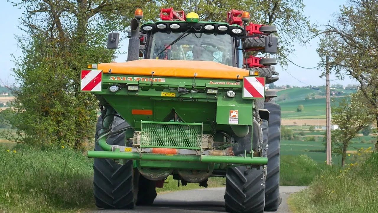 Semis de tournesol 2024 🌻 [ John deere 6215R ~ Väderstad Tempo 10 rangs ]