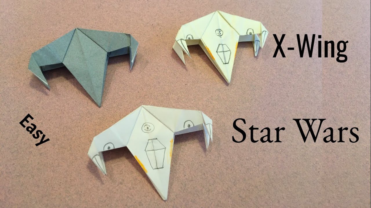 How to Make an Origami X-Wing (Star Wars)