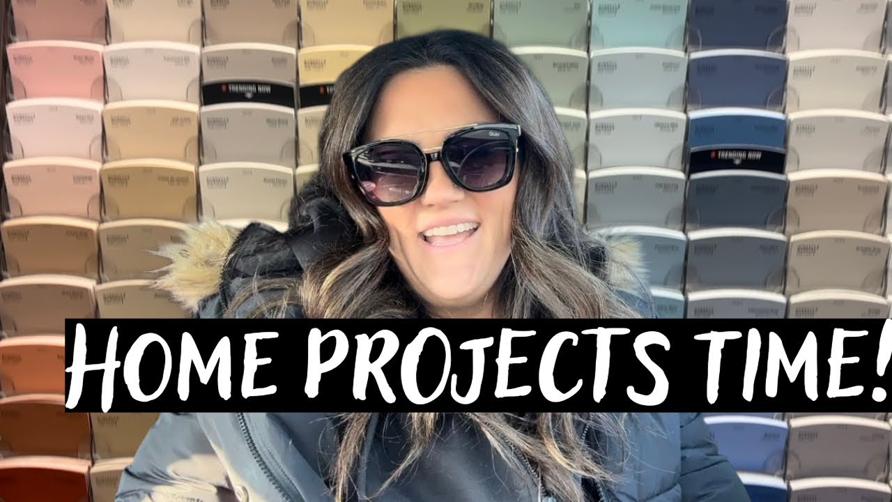 VLOG, PICKING OUT NEW FLOORS, RE DOING OUR GUEST BATHROOM! 