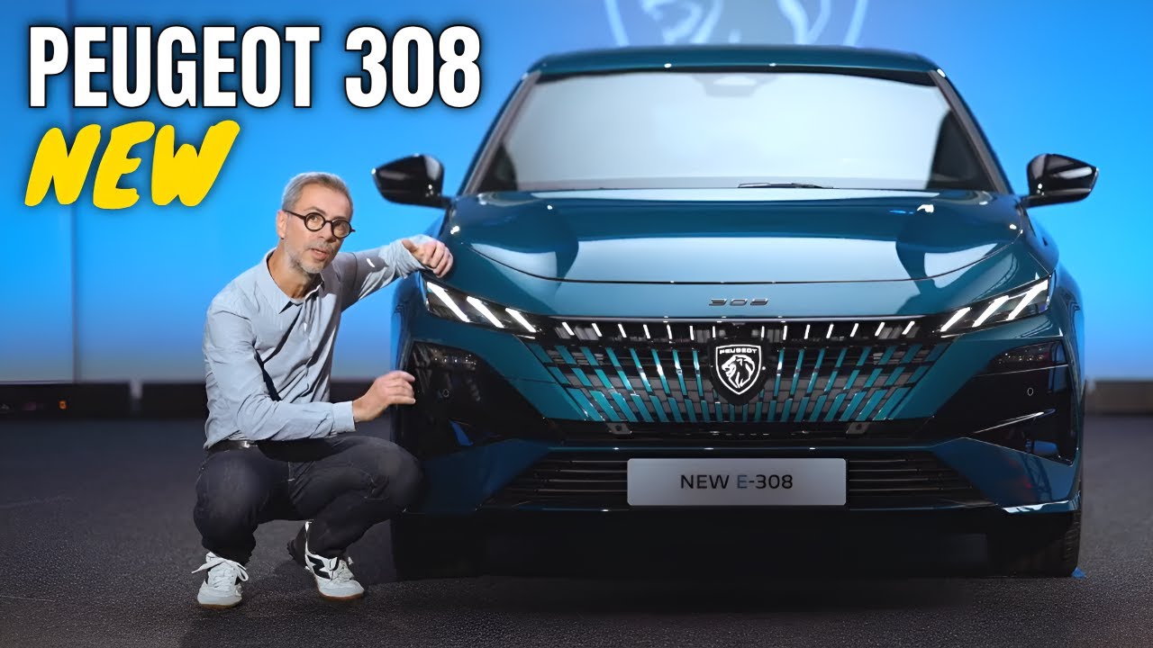 Представлен новый PEUGEOT 308 2026 года: подсвечиваемая эмблема, увеличенный запас хода, яркие те...