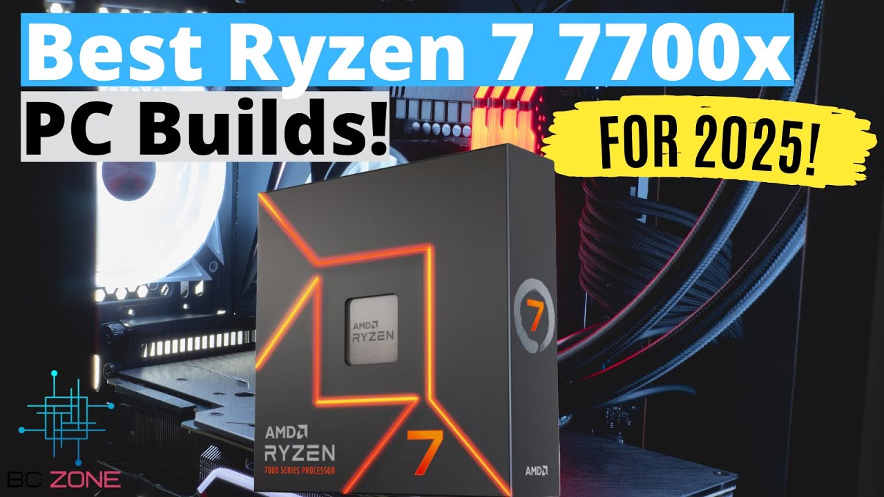 Лучшие сборки ПК на базе Ryzen 7 7700X в 2025 году! (Бюджетные, экономичные и топовые сборки)