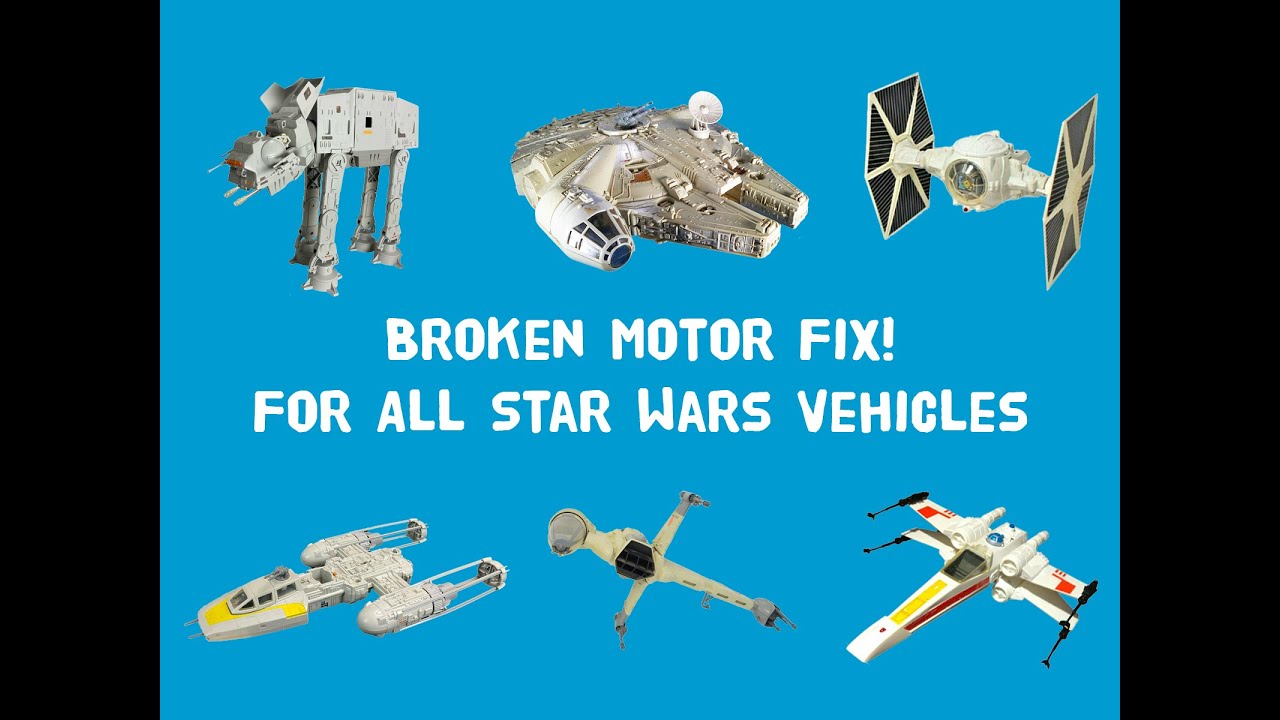 How to fix vintage Star Wars vehicle motors - works on ALL vehicles!