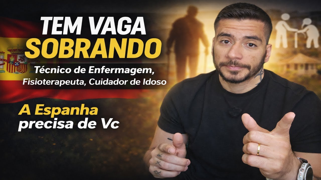 Muito Emprego na Espanha - Cuidador de Idoso